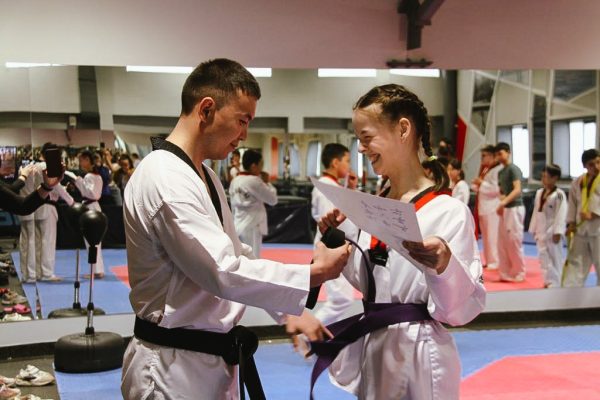 KTF VICE-PRESIDENTS PARTICIPATED IN THE PRESENTATION OF THE BLACK BELT TO THE PARA TAEKWONDO ATHLETE